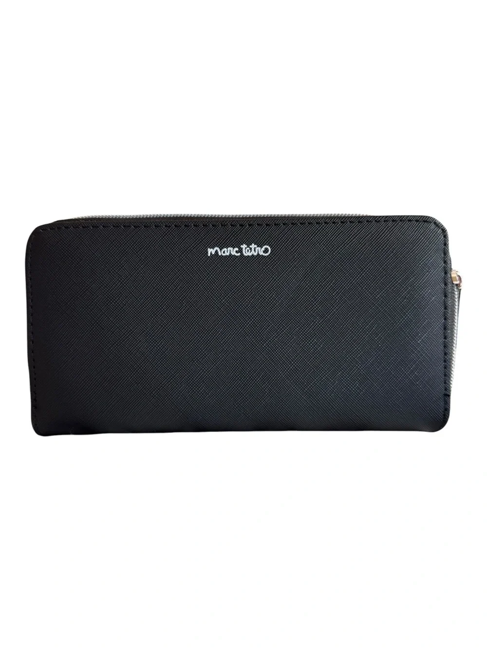Marc Tetro Dog Group Zip Around Wallet NWOT Black Multi Dog Lovers